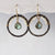 Pearl Wrapped Circle Earrings - Heart of the Home PA