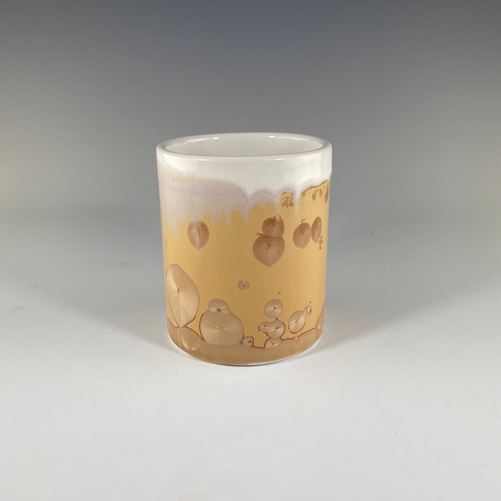 Whiskey Cup in Mocha and White Glaze - Heart of the Home PA