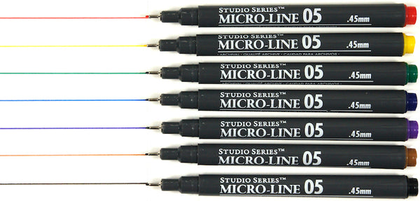 Studio Series Microline Pen Set - Black