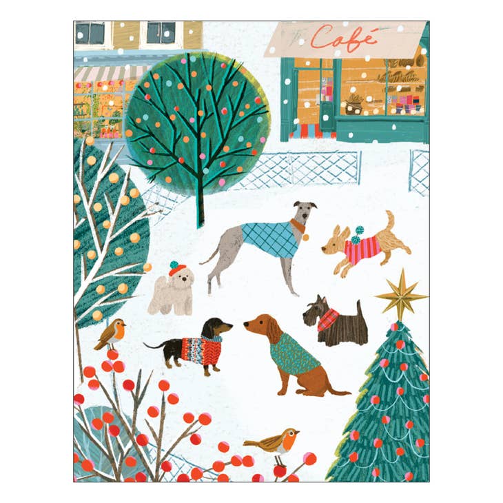 Winter Dogpark Card - Heart of the Home LV