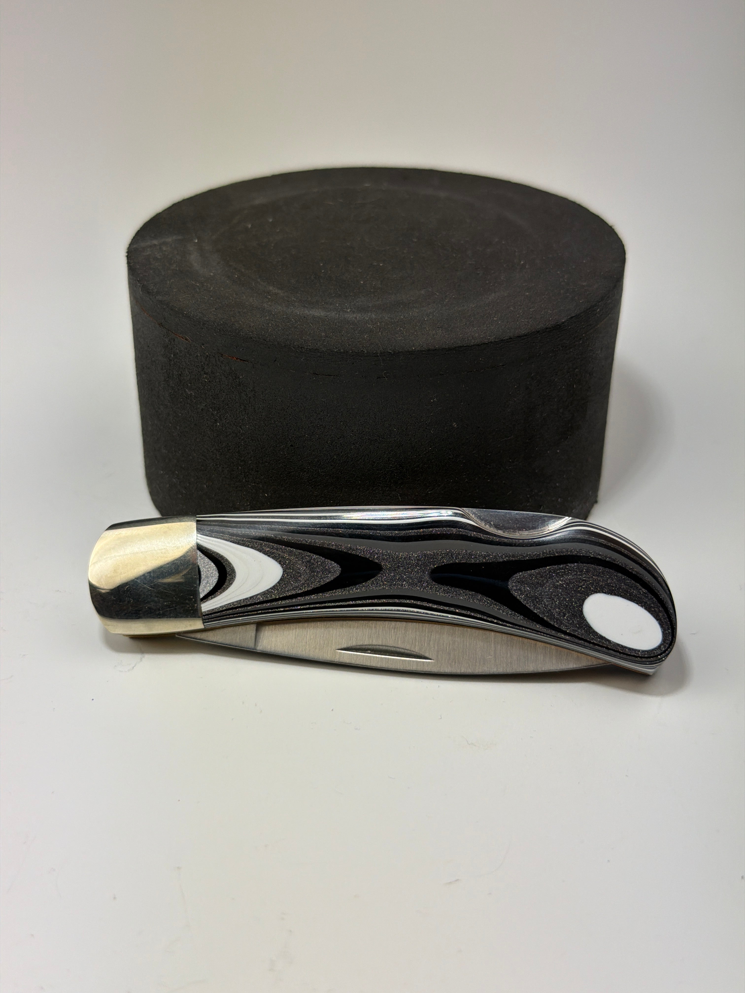 Fordite 3" Lockback Knife - Heart of the Home Inc