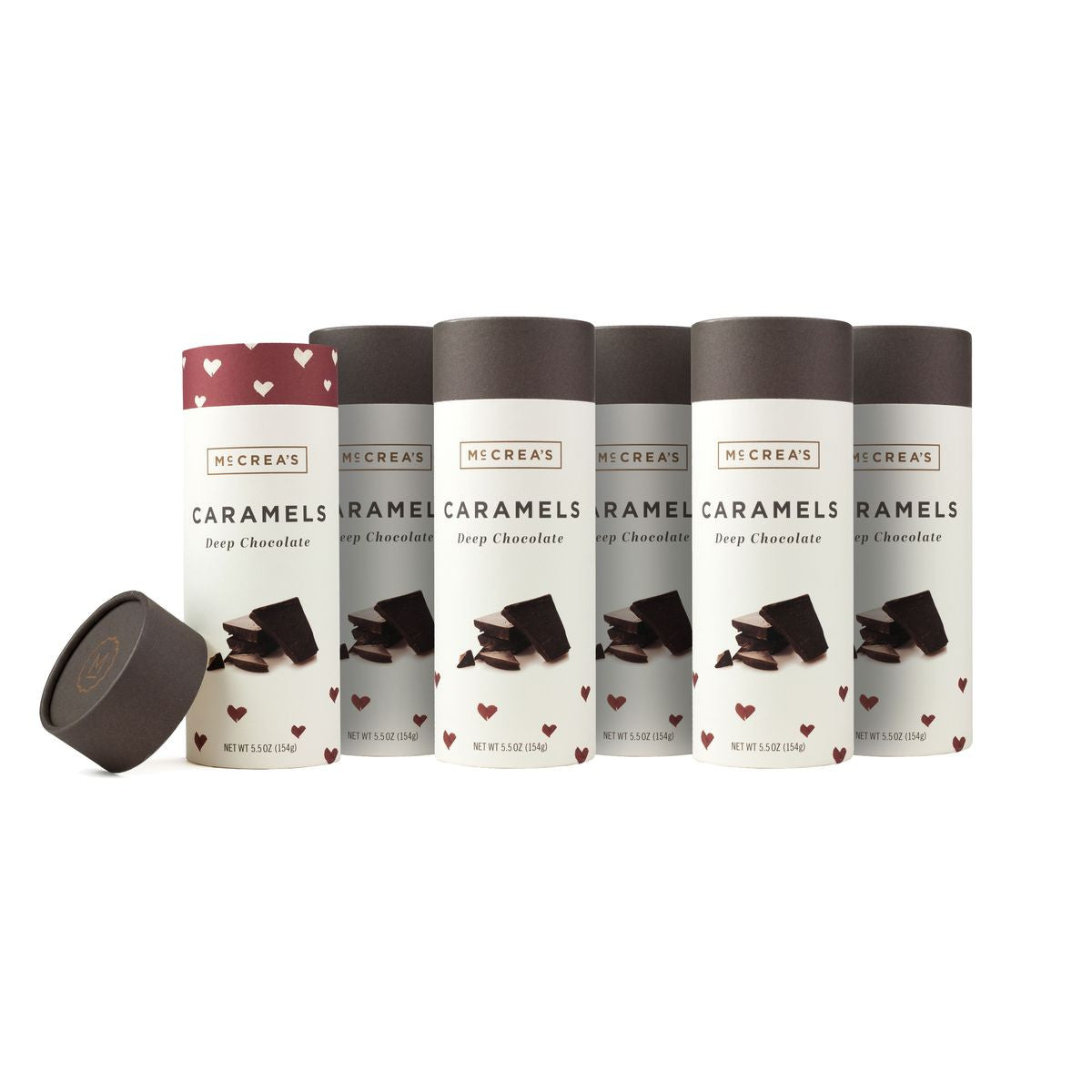 McCrea's Caramels Deep Chocolate Tube - 19 pieces - Heart of the Home LV