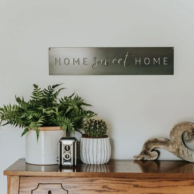 Home Sweet Home Wall Sign - Heart of the Home LV