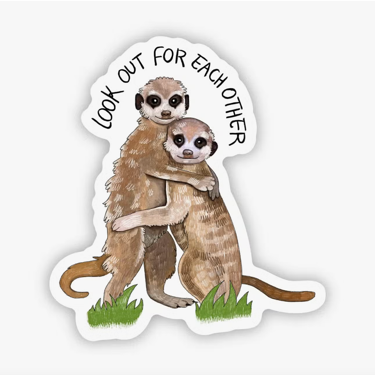 "Look Out For Each Other" Vinyl Sticker - Heart of the Home LV