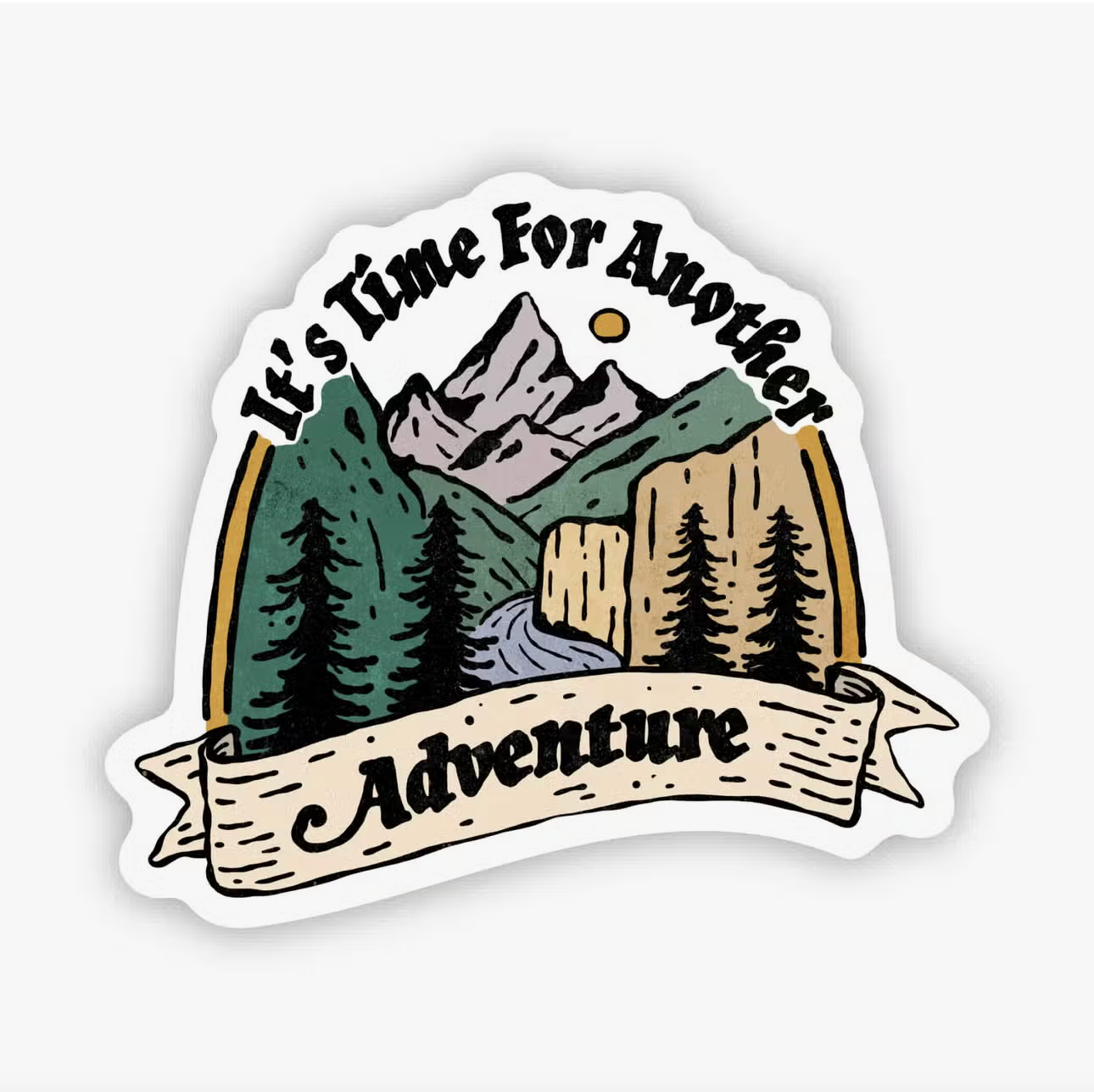 "It's Time For Another Adventure" Vinyl Sticker - Heart of the Home LV