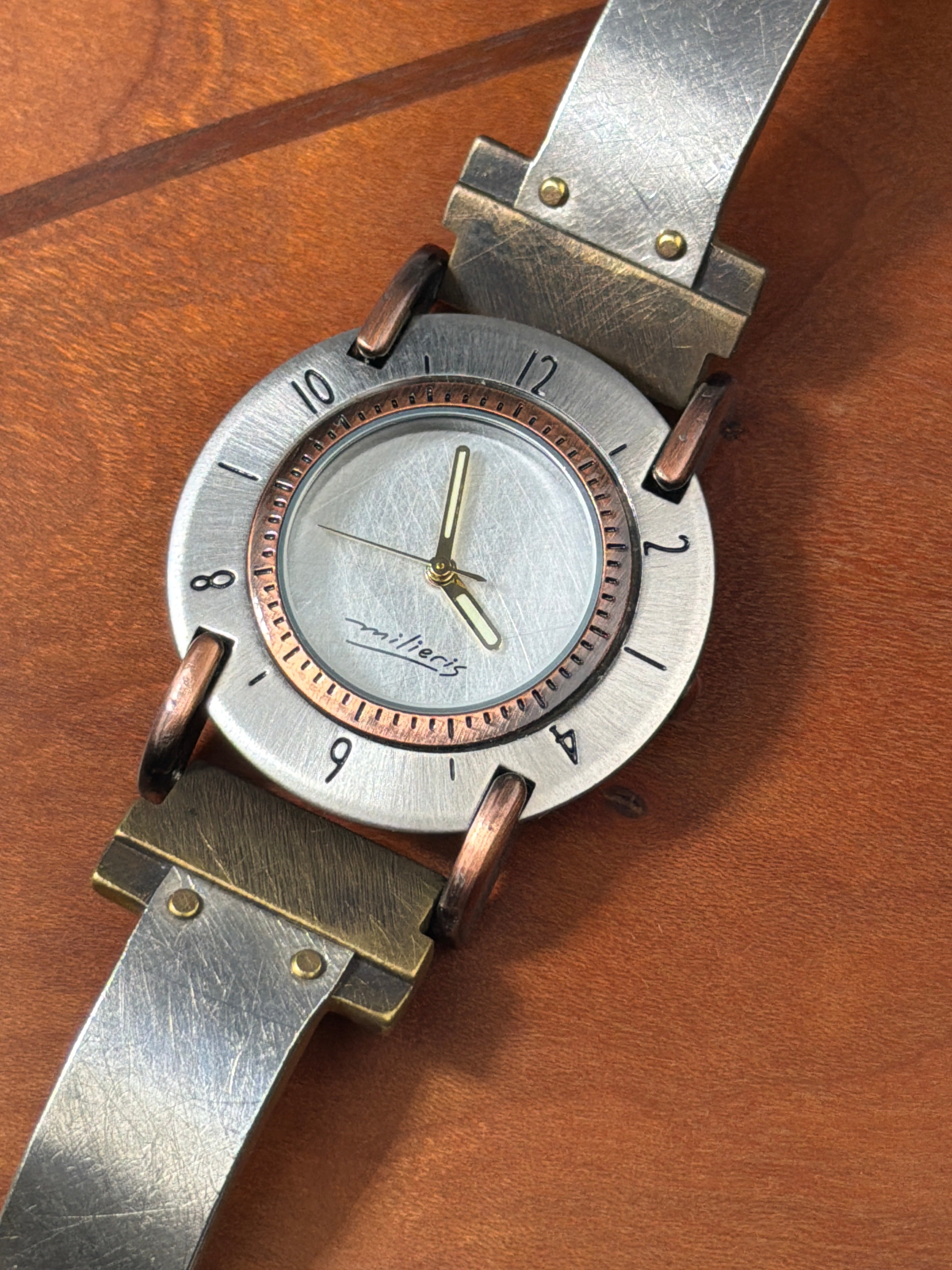 FM13N Large Full Moon Watch with Narrow Band - Heart of the Home Inc