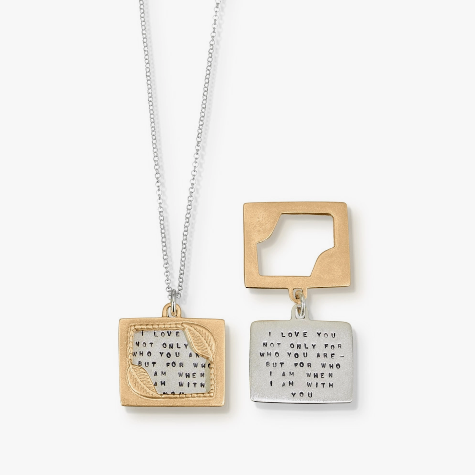 Who I Am When I'm With You Pendant - Heart of the Home LV