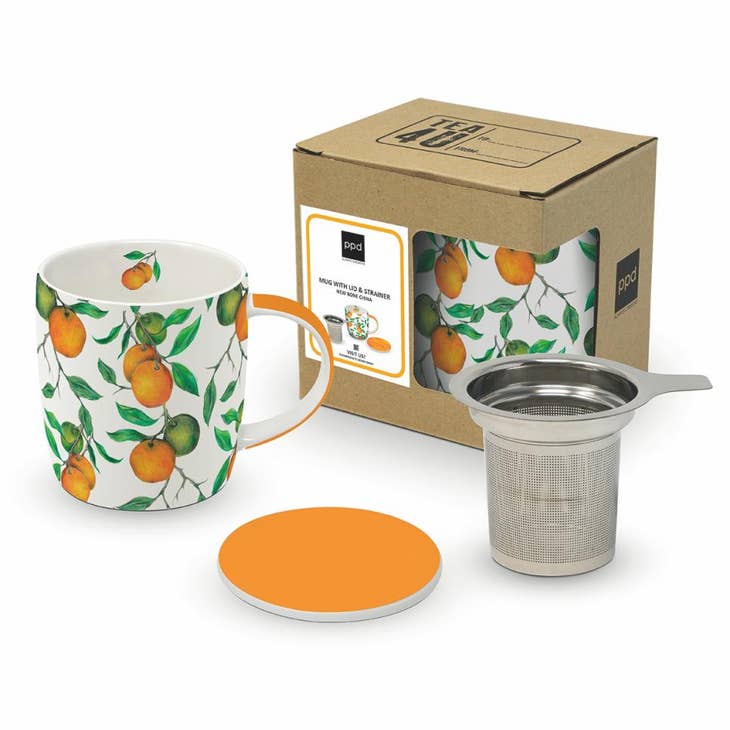 Beautiful Oranges Tea Mug - Heart of the Home LV