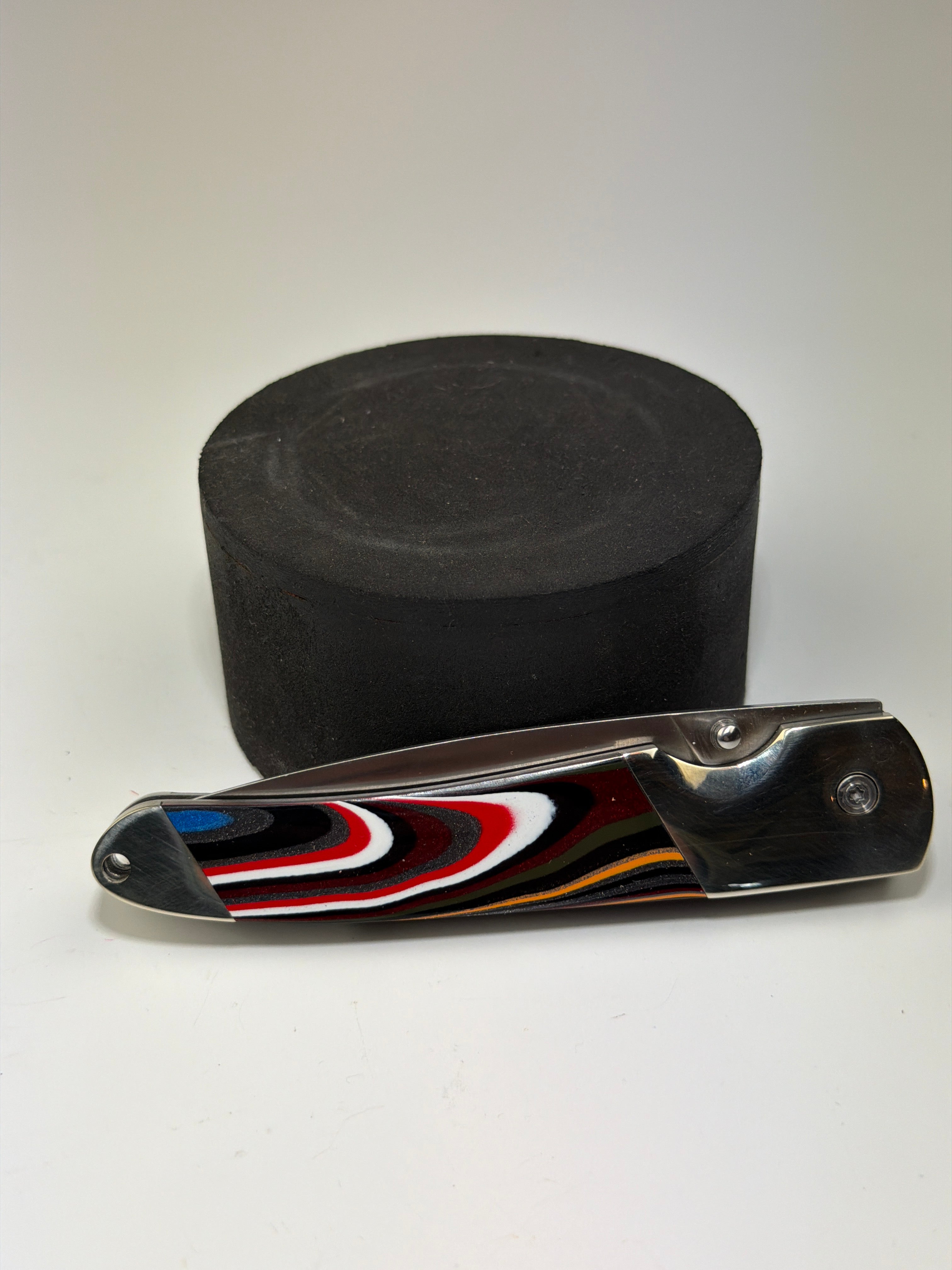 Fordite 4" Liner Lock Knife - Heart of the Home Inc