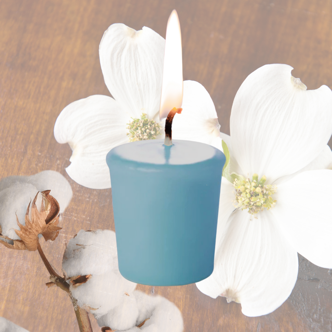 Cotton Blossom And Dogwood Votive Candles - Heart of the Home LV