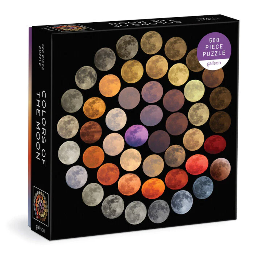 Colors of the Moon 500 Piece Puzzle - Heart of the Home PA