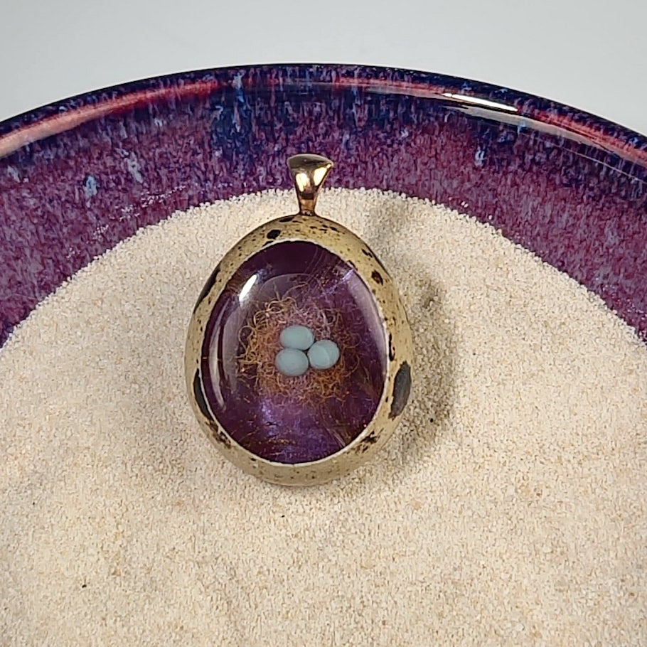 Magenta Nest Quail Egg - Heart of the Home LV