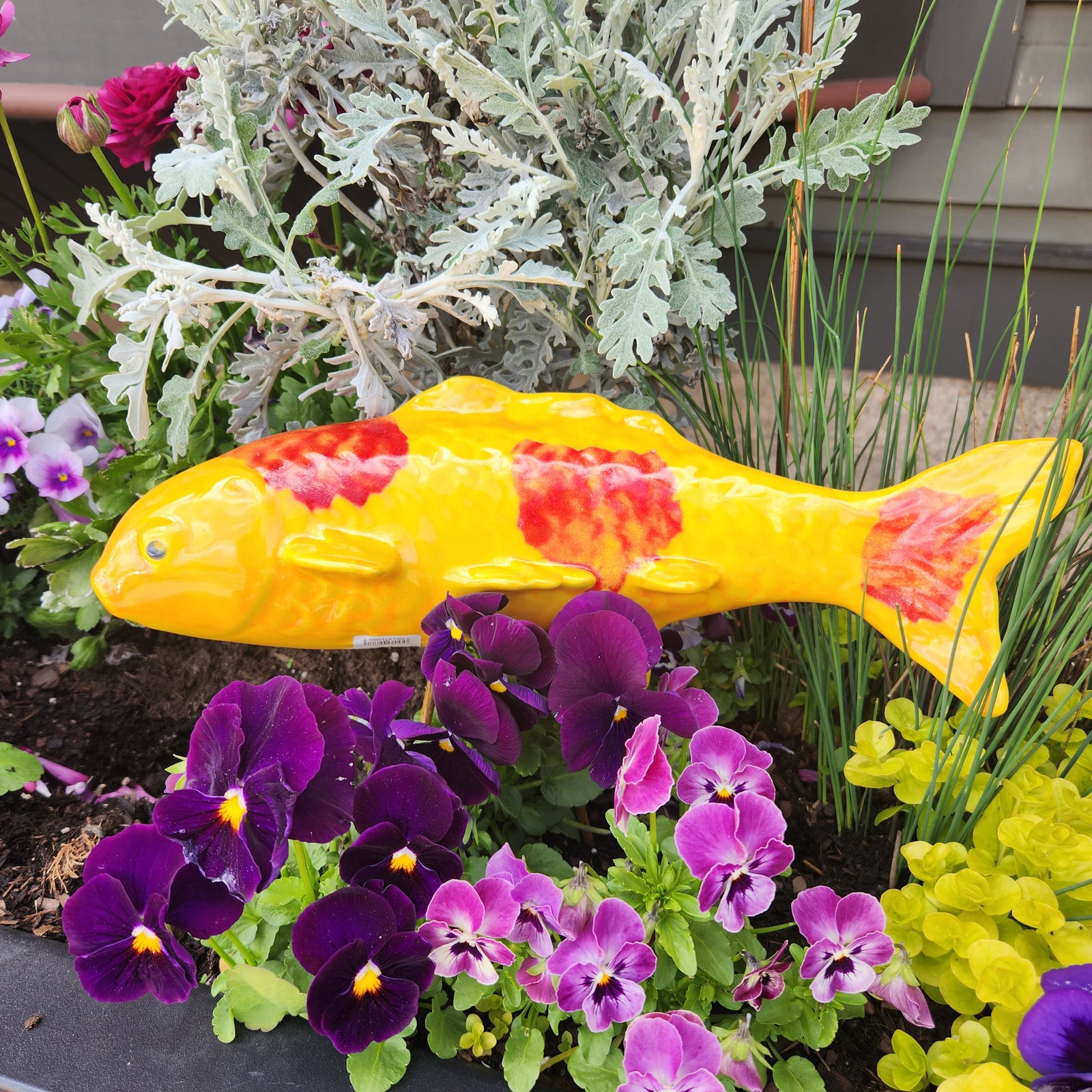 Mandarin Orange Garden Koi - Heart of the Home LV