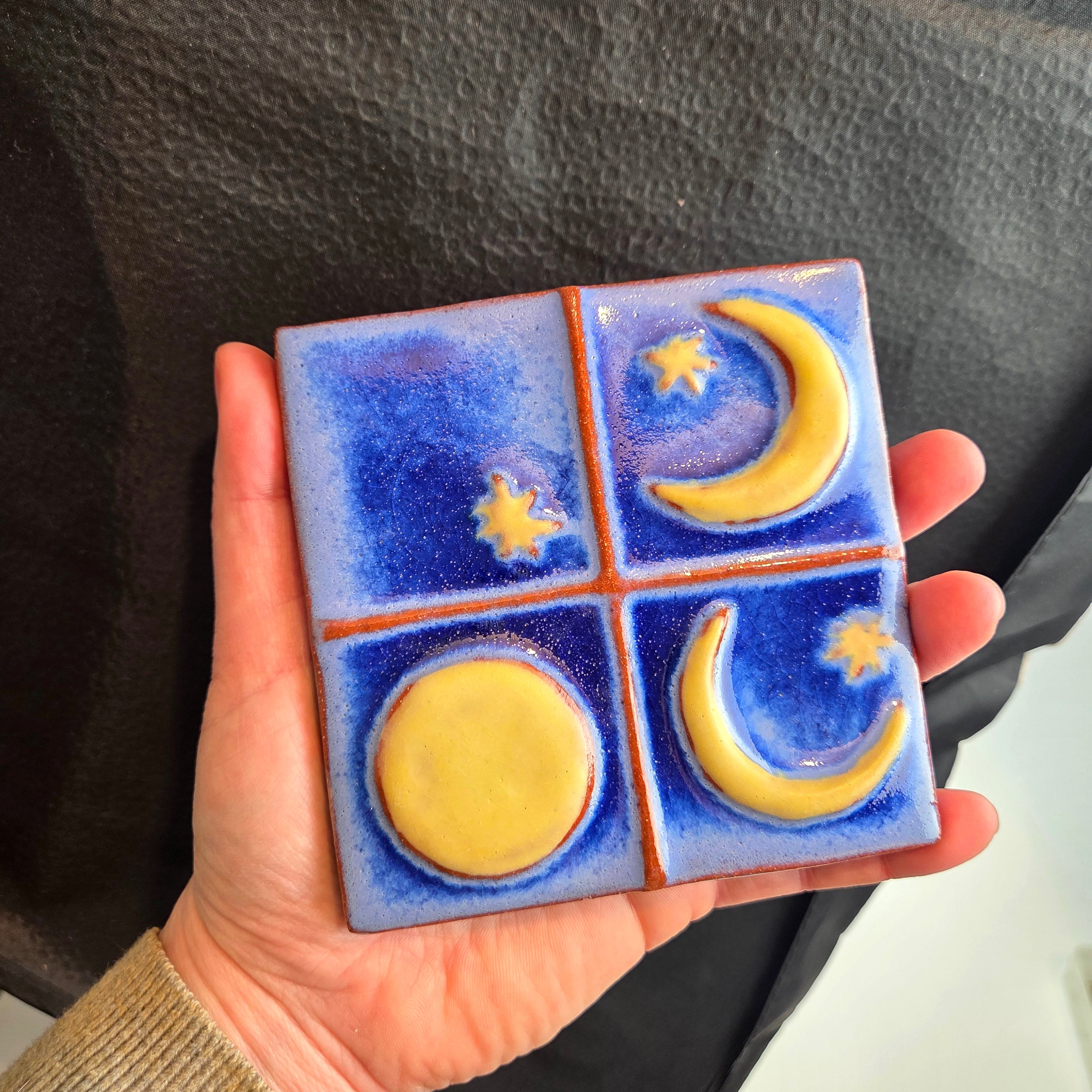 Phases Of The Moon Tile - Heart of the Home Inc