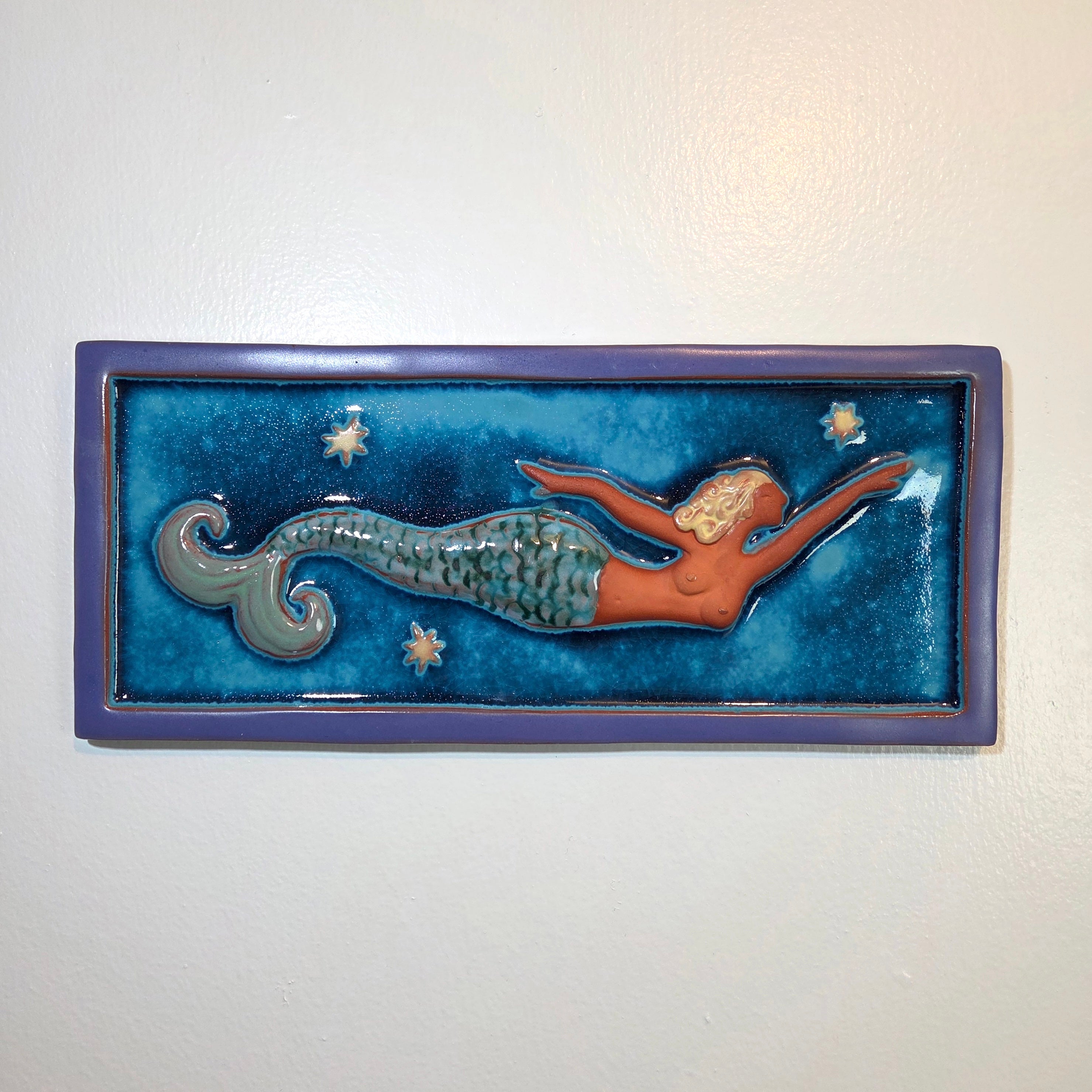 Large Mermaid Wall Tile - Heart of the Home Inc