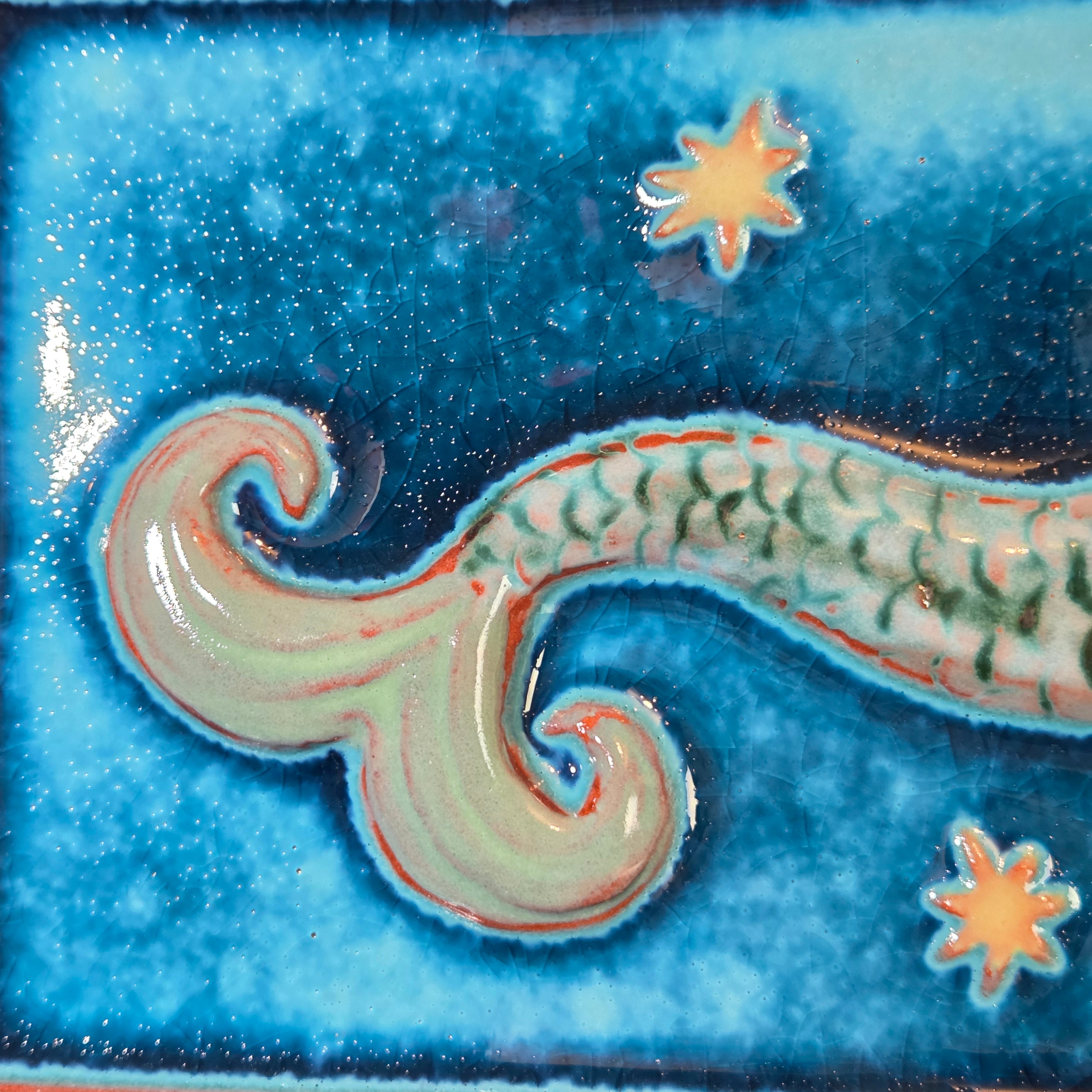 Large Mermaid Wall Tile - Heart of the Home Inc