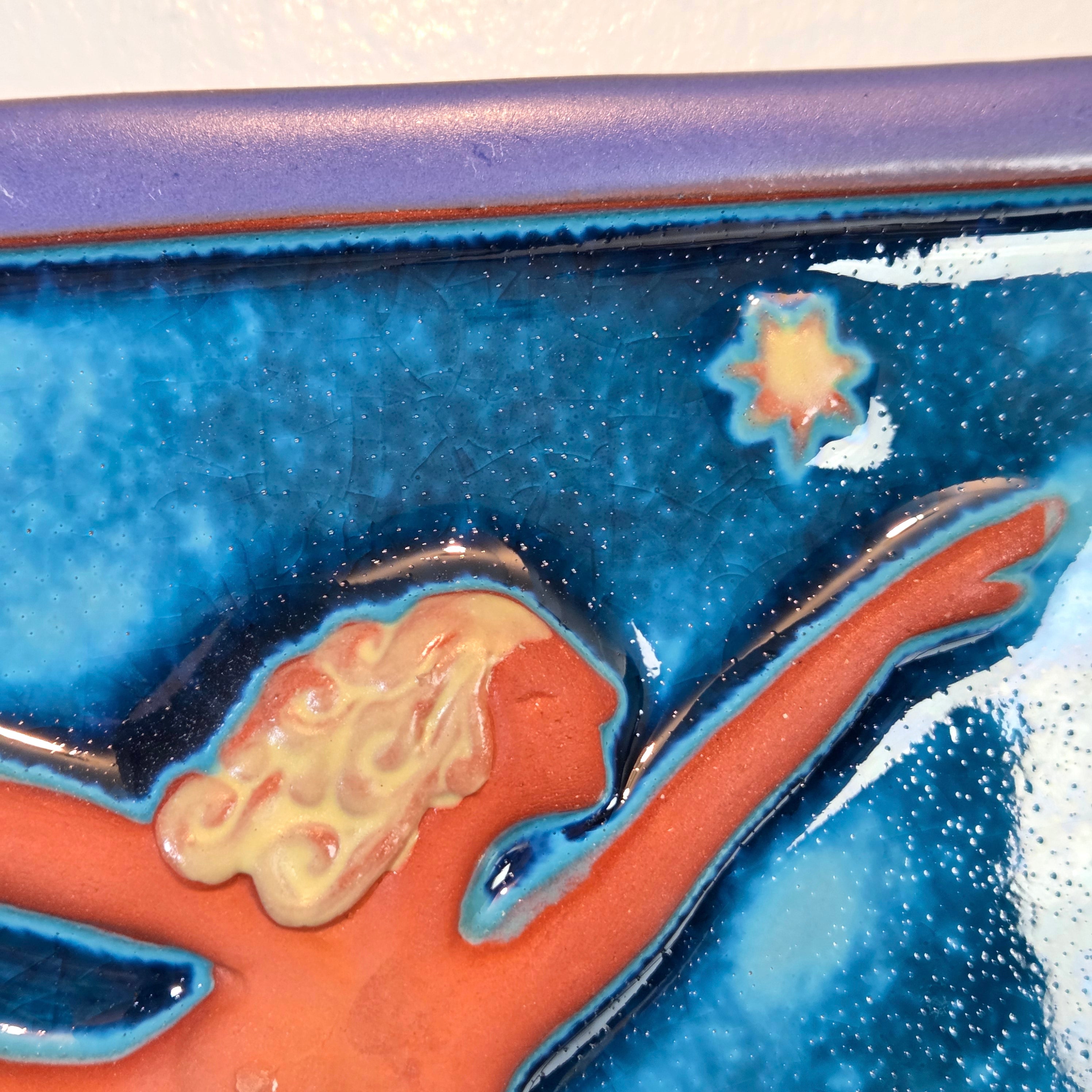 Large Mermaid Wall Tile - Heart of the Home Inc