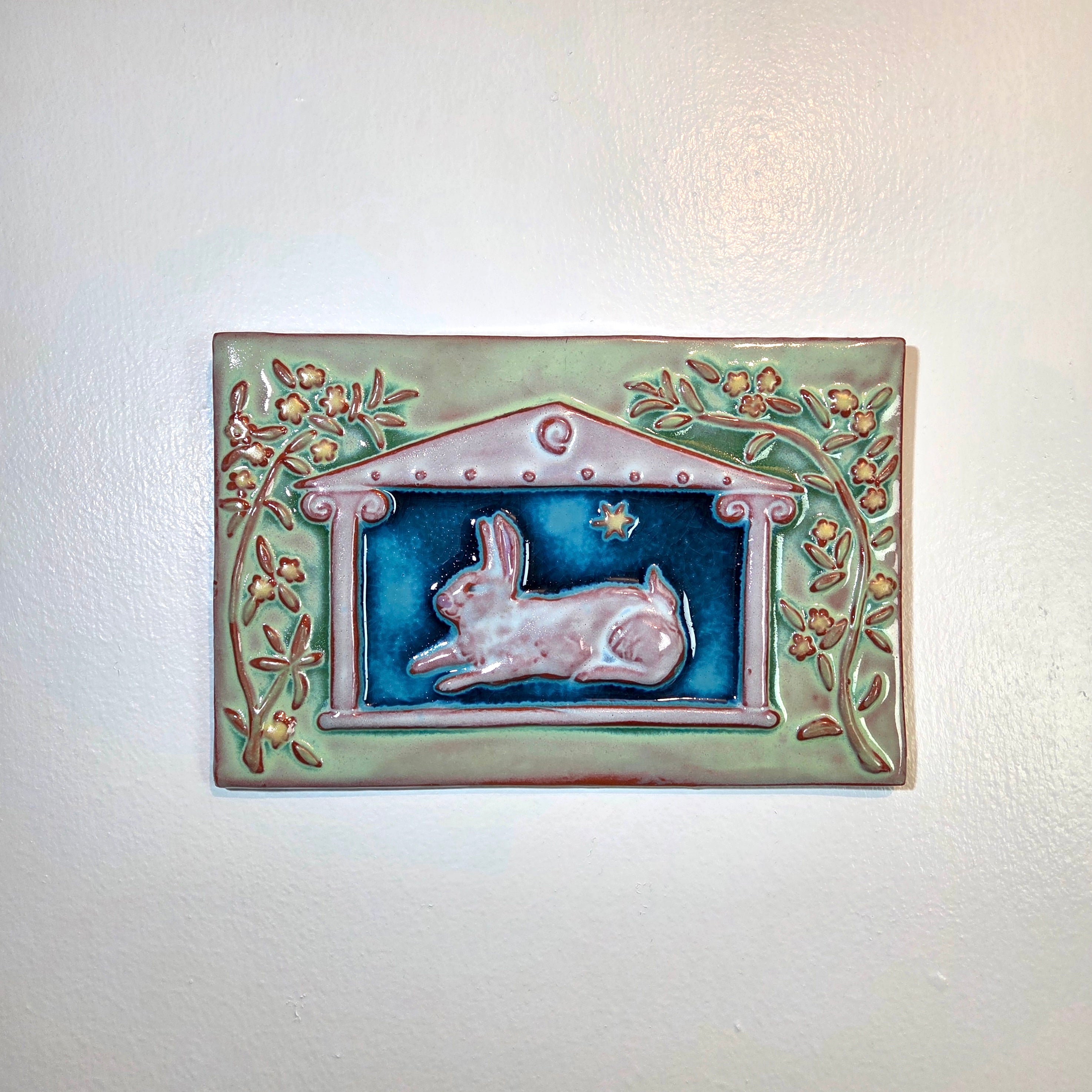 Animal Icon Bunny Tile - Heart of the Home Inc