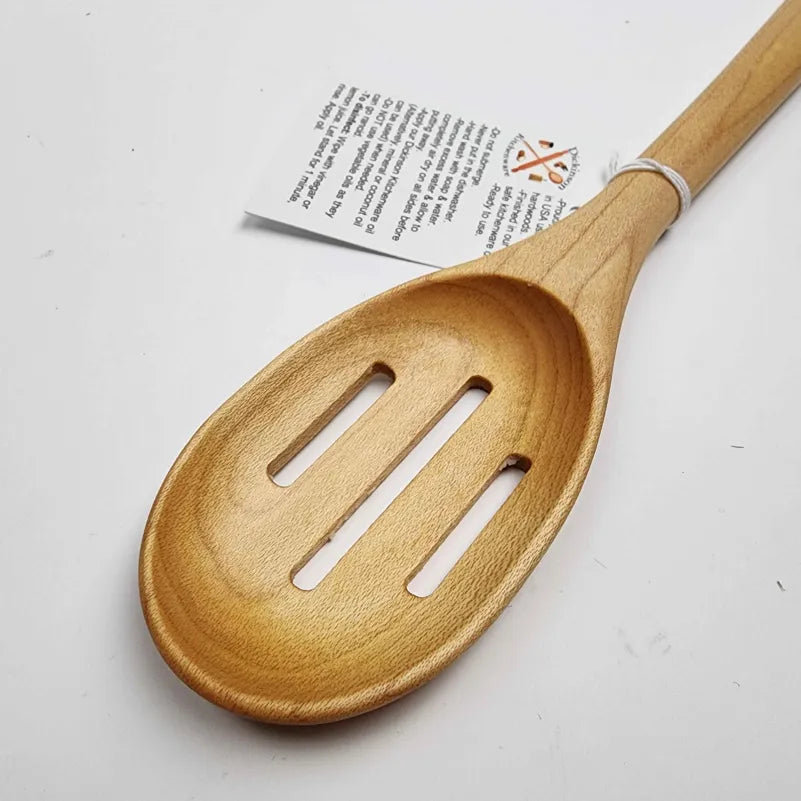 Dickinson Woodworking Slotted Oval Spoon