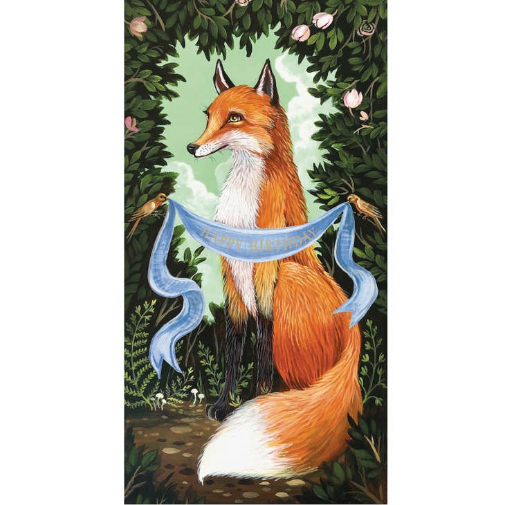 Happy Birthday Fox Card - Heart of the Home LV