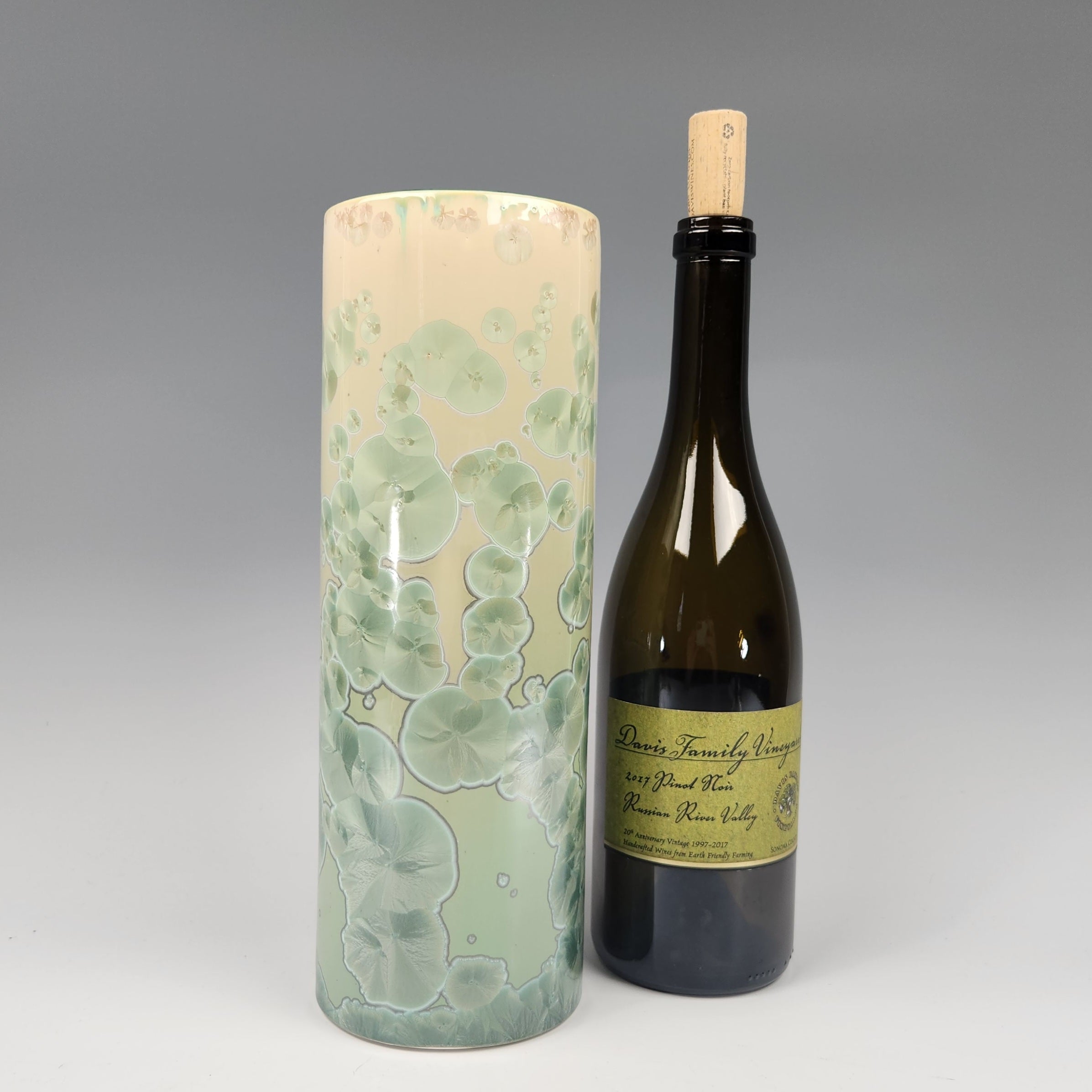 Clover Cylinder Vase - 12" - Heart of the Home PA