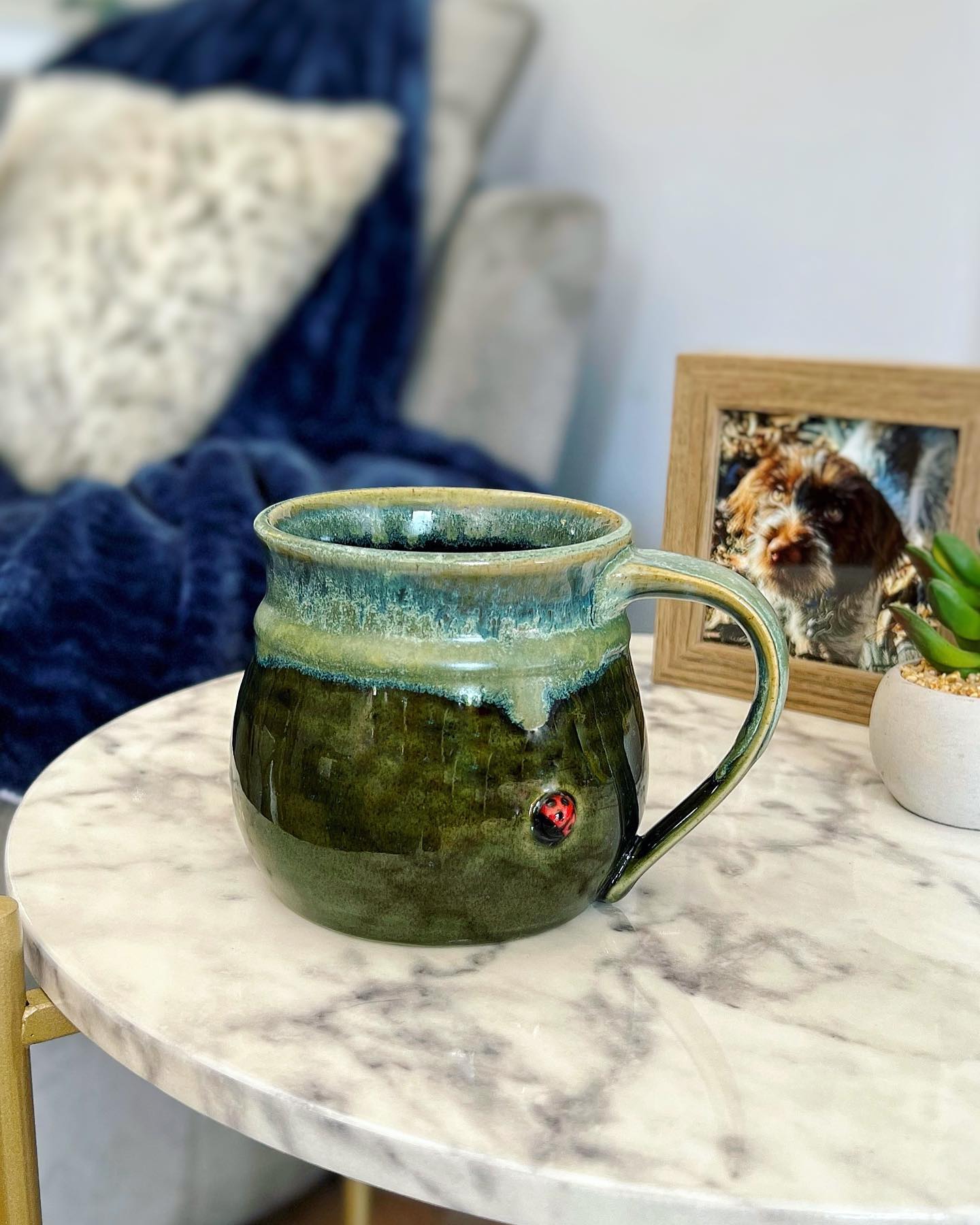 Mossy Green Short Mug - Heart of the Home Inc