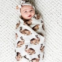 Owl Bamboo Swaddle Blanket - Heart of the Home LV