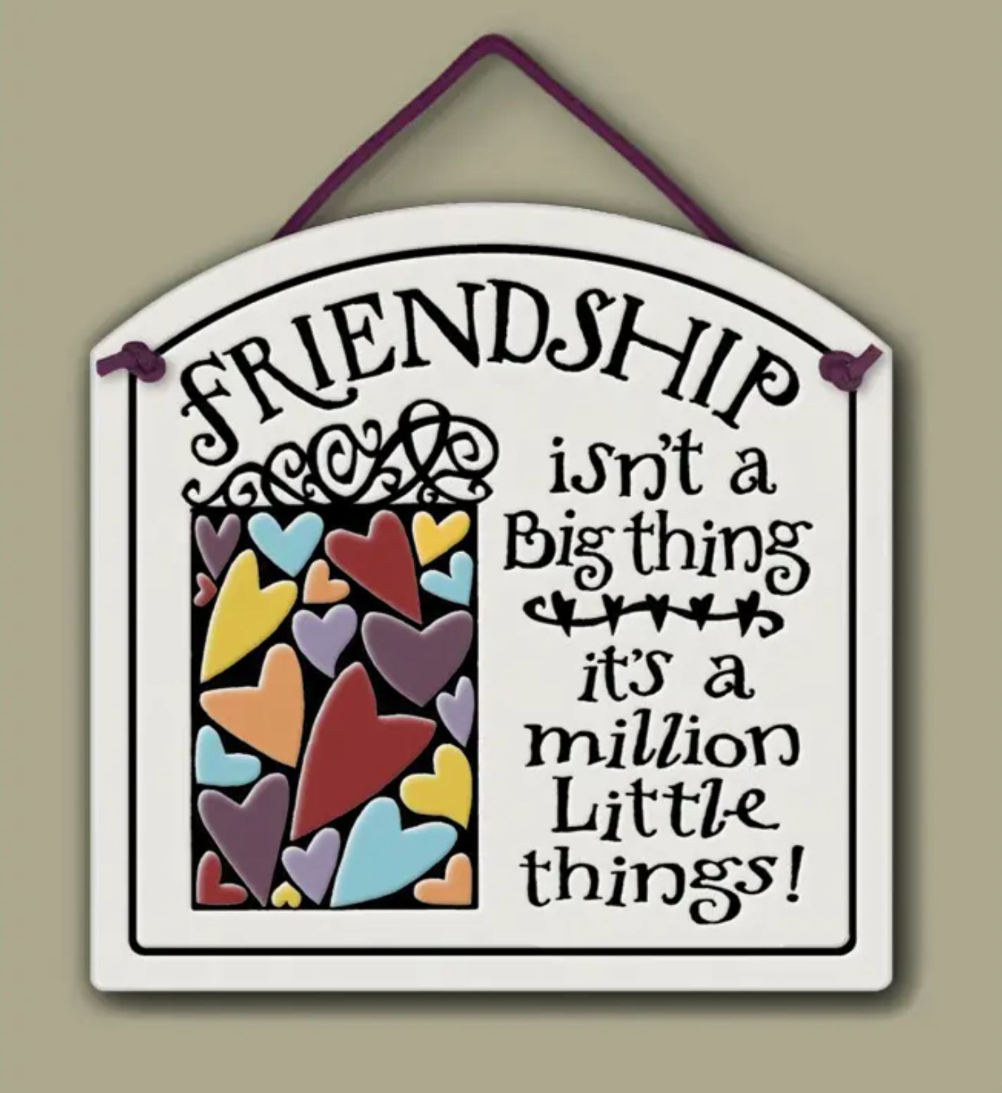 Million Little Things Small Arch - Heart of the Home LV