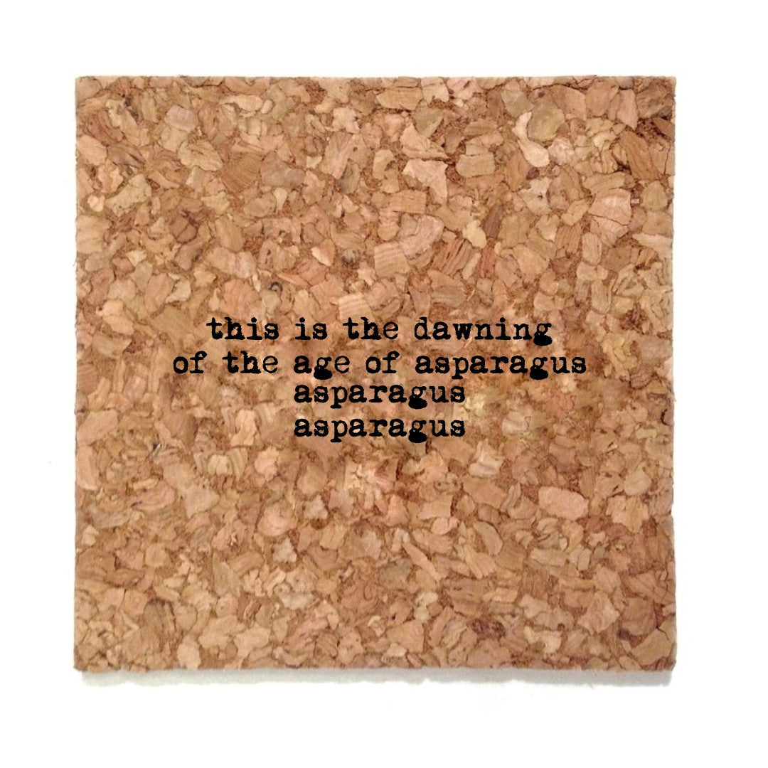 Age of Asparagus Mistaken Lyrics Coaster - Heart of the Home LV