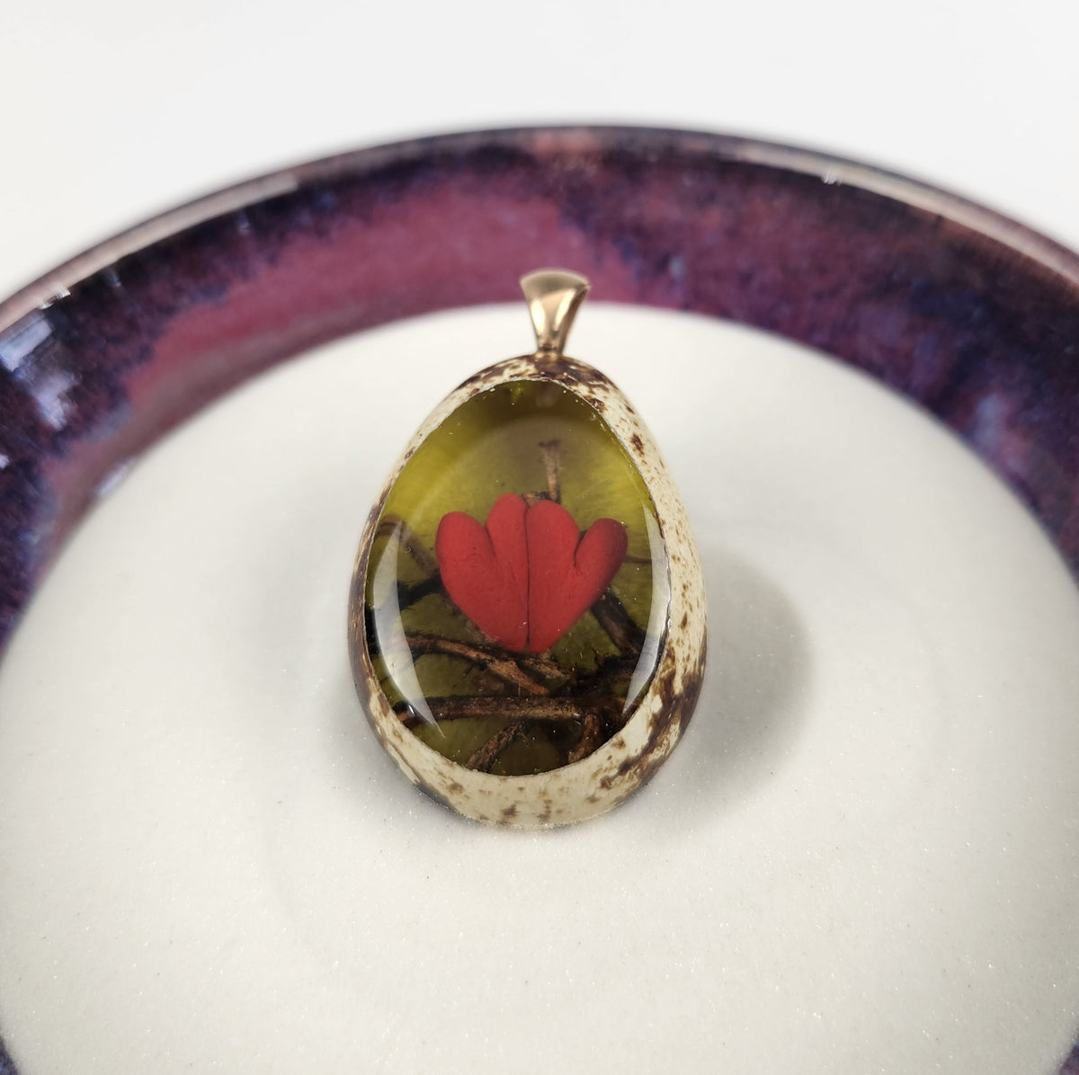 Two Hearts Protected Quail Egg - Heart of the Home LV