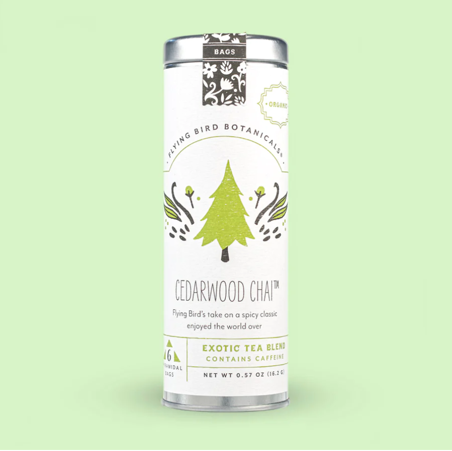 Cedarwood Chai Tea - 6 Bags - Heart of the Home LV