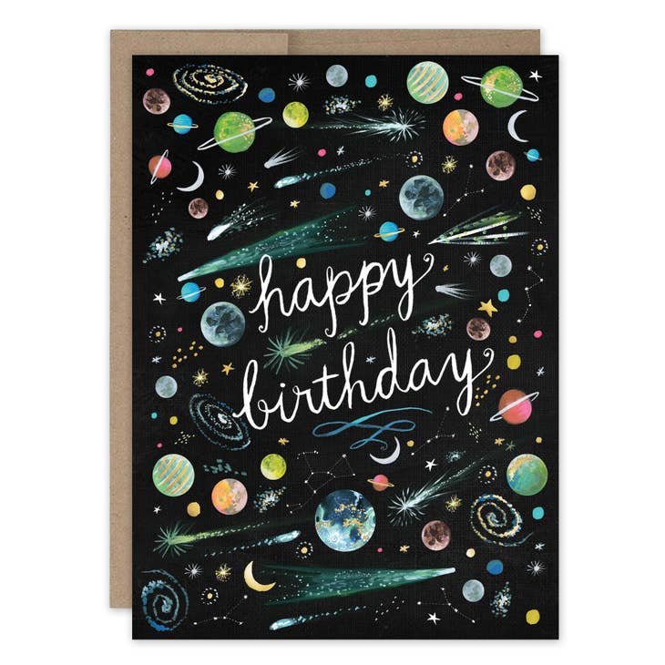Outer Space Birthday Card - Heart of the Home LV