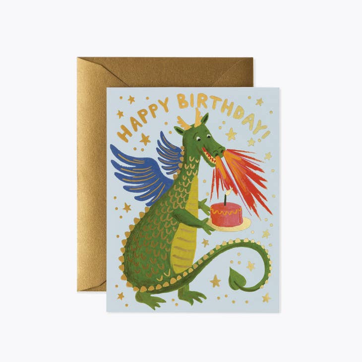 Dragon Birthday Card - Heart of the Home LV