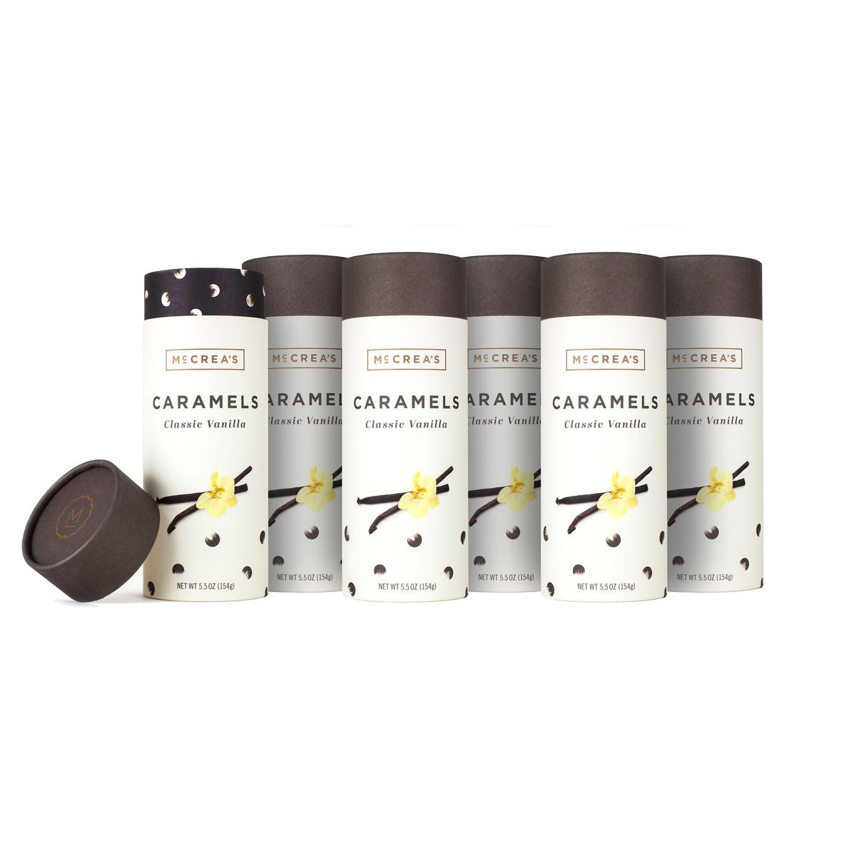 McCrea's Caramels Classic Vanilla Tube - 19 Pieces - Heart of the Home LV