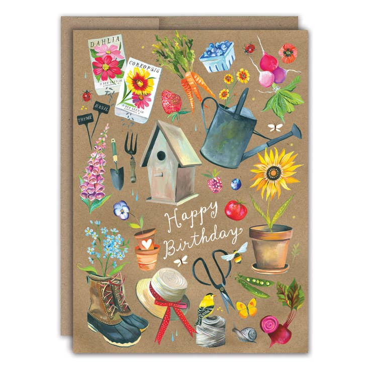 Gardener&#39;s Birthday Card - Heart of the Home LV