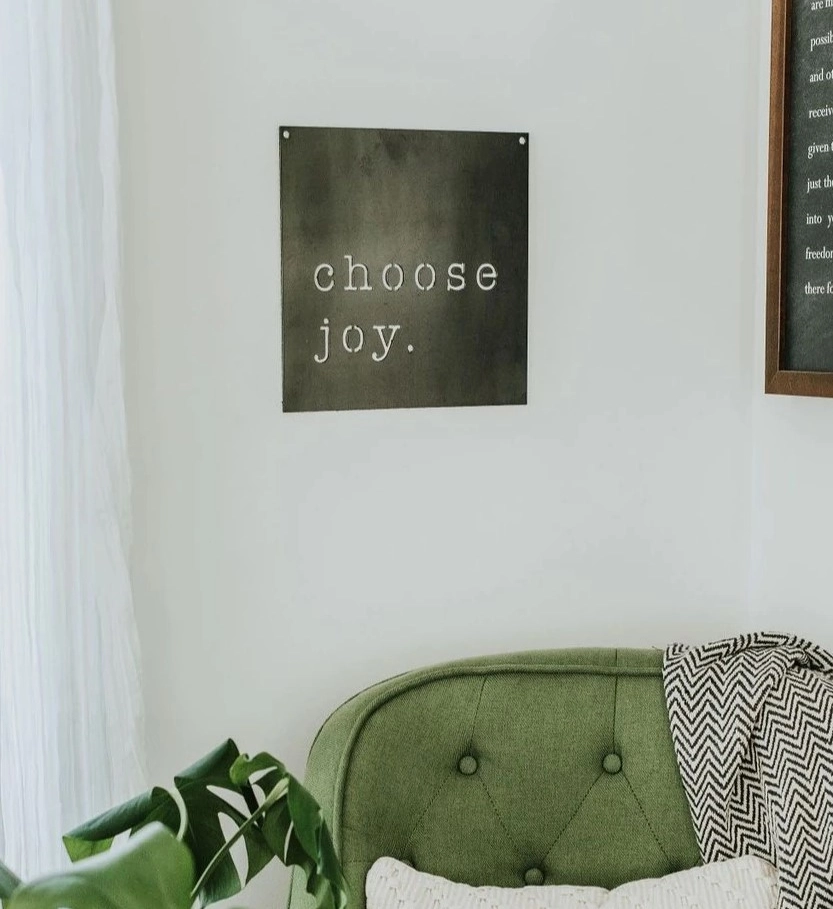 Choose Joy Wall Sign - Heart of the Home LV