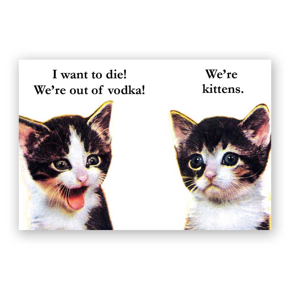 Vodka Kittens Magnet - Heart of the Home LV