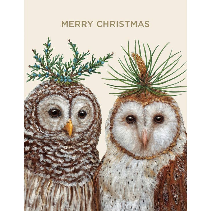 Winter Owls Cards - Set of 6 - Heart of the Home LV