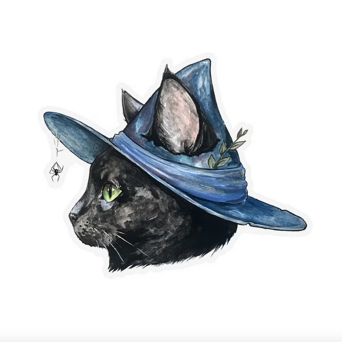 Witch Cat Sticker - Heart of the Home LV