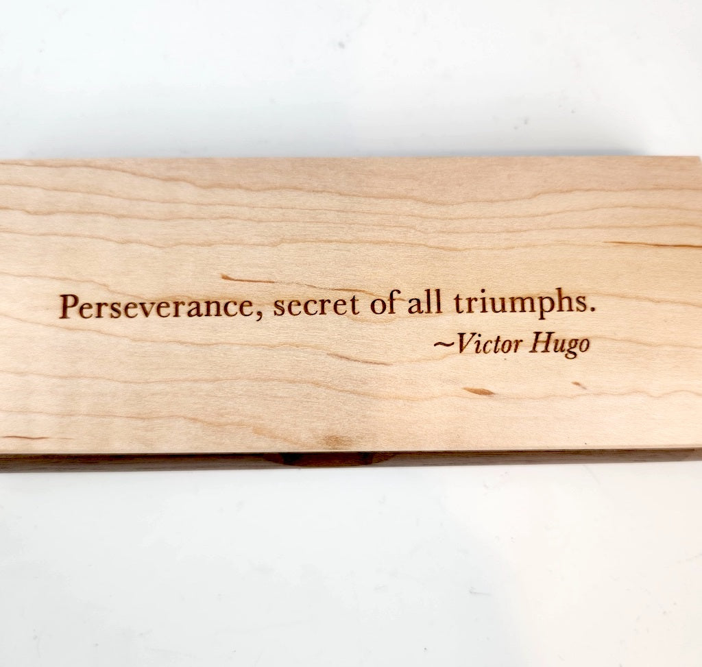 Two Pen Box - Perserverence - Heart of the Home LV