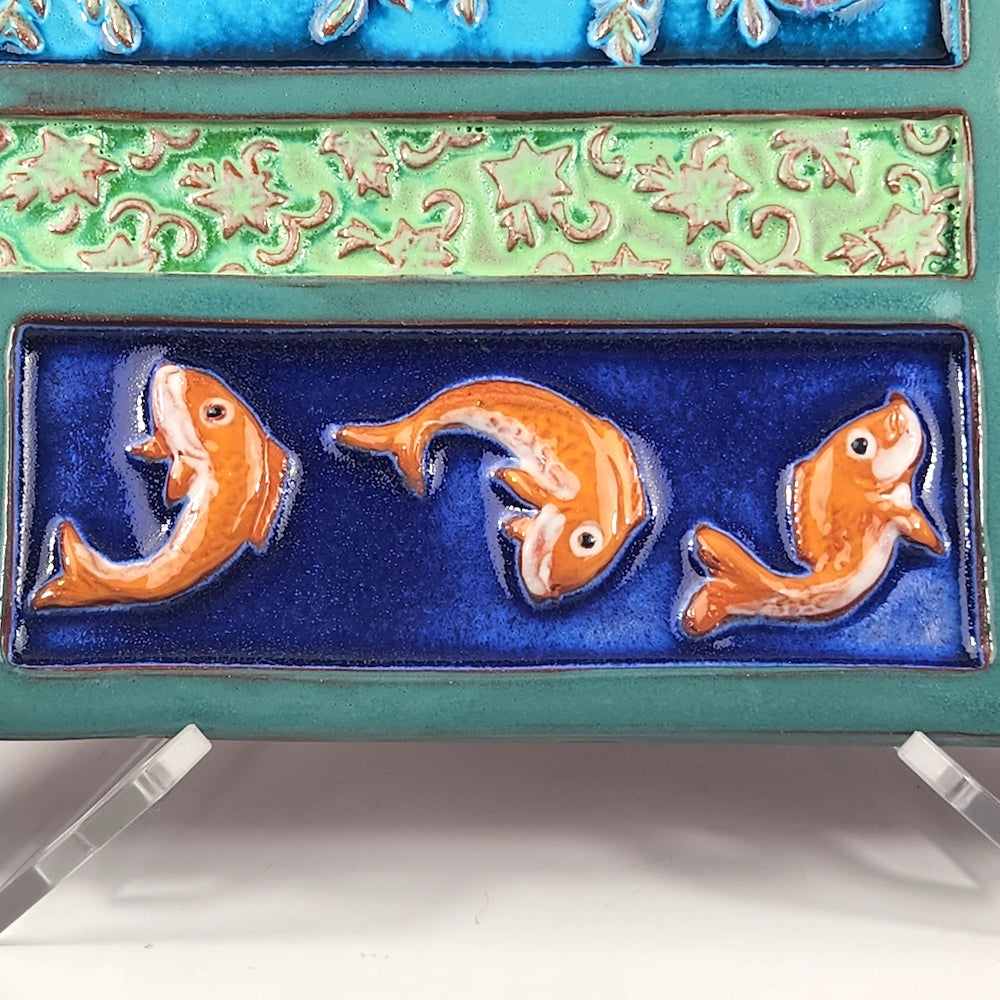 Eartha Zen Three Koi - Heart of the Home LV