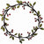 Metal Leaf And Berry Wreath - Heart of the Home LV