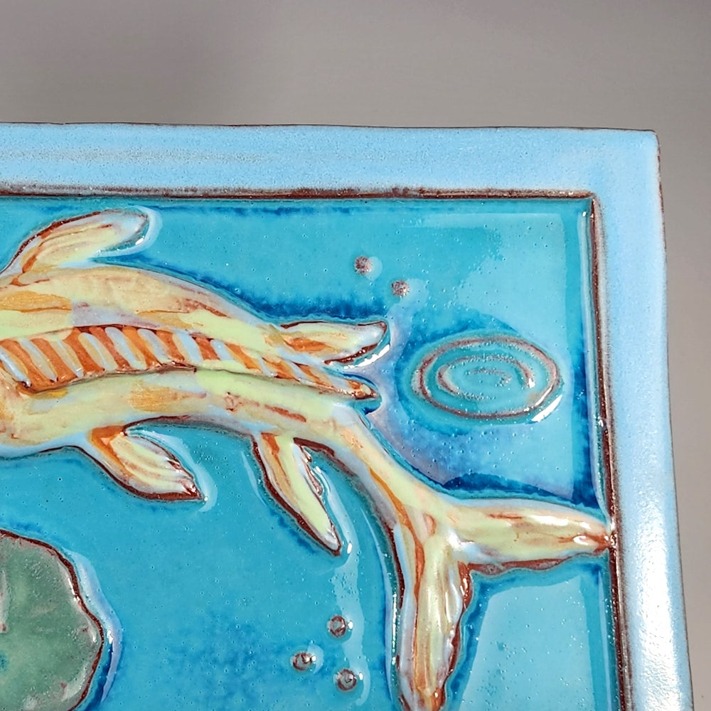 Koi with Water Lily - Heart of the Home LV