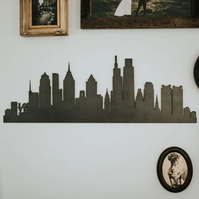 Philly Skyline Wall Decor - Heart of the Home LV