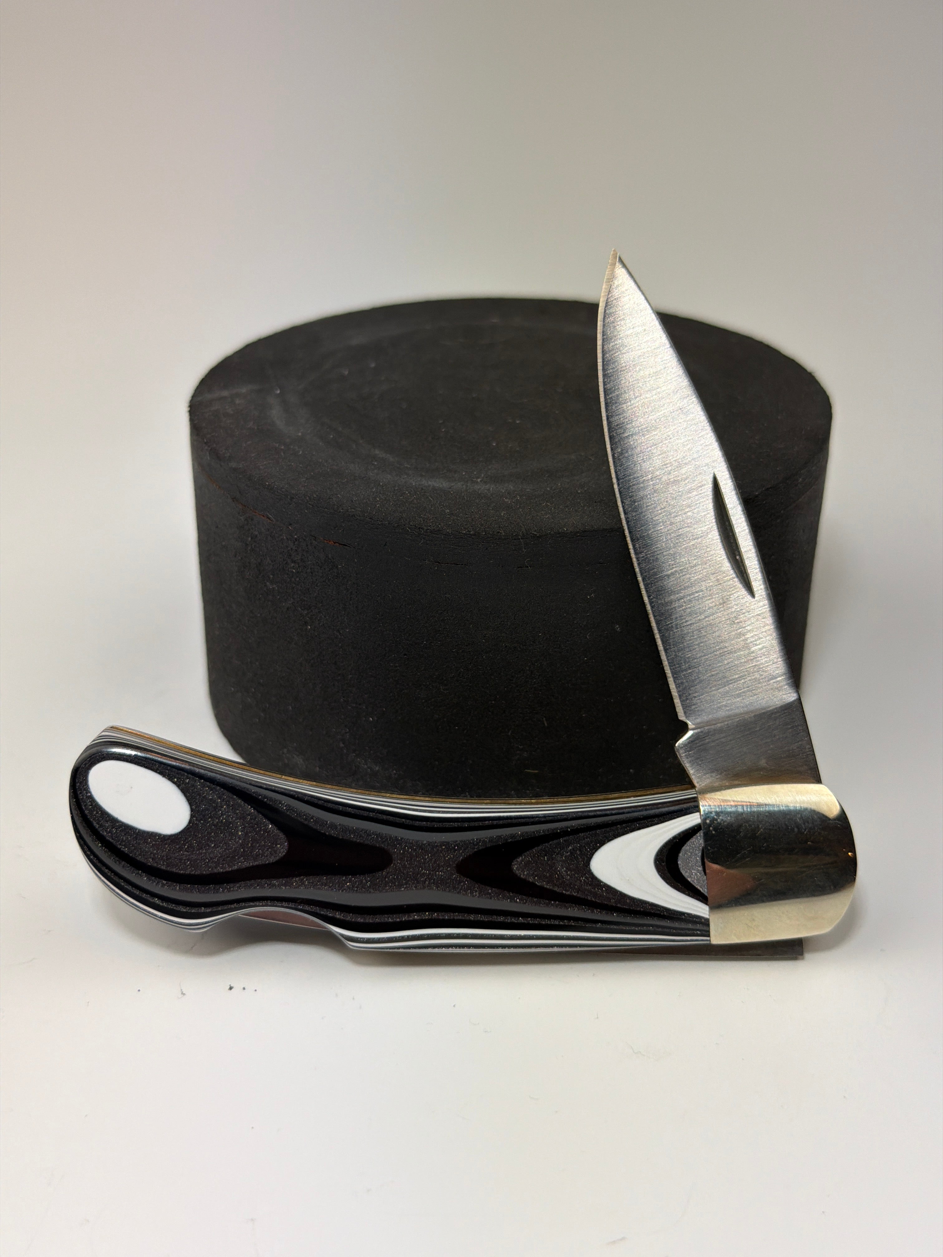 Fordite 3" Lockback Knife - Heart of the Home Inc