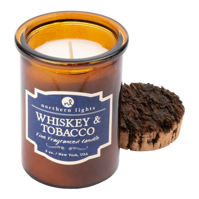 Whiskey And Tobacco Scented Candle - Heart of the Home LV
