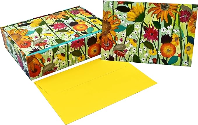 Sunflower Dreams Note Cards - Heart of the Home LV