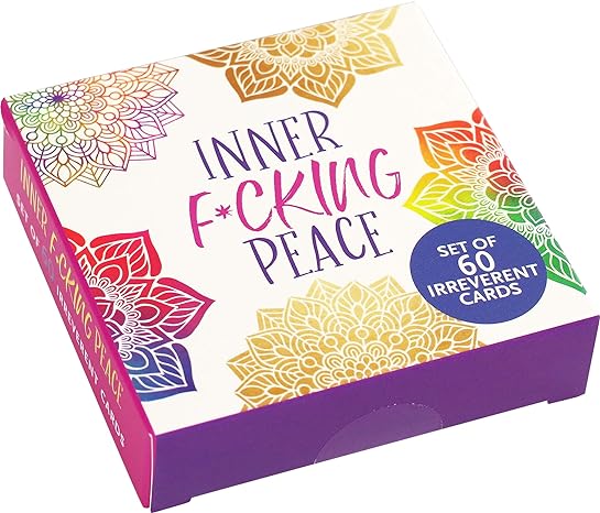 Inner F*cking Peace Motivational Cards - Heart of the Home LV