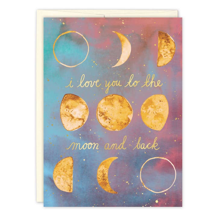 Moon And Back Anniversary Card - Heart of the Home LV