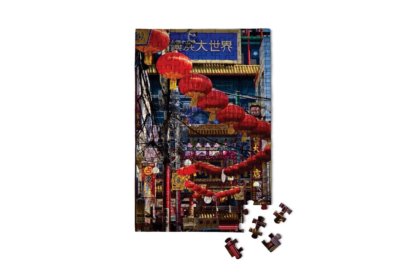 Chinese Lanterns Mini Jigsaw - Heart of the Home LV